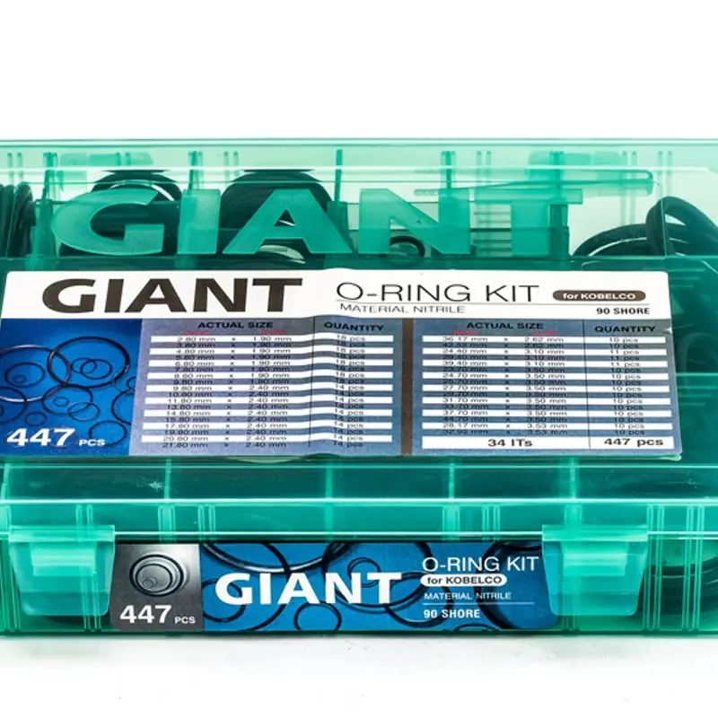 Giant o-ring kit for Excavator parts