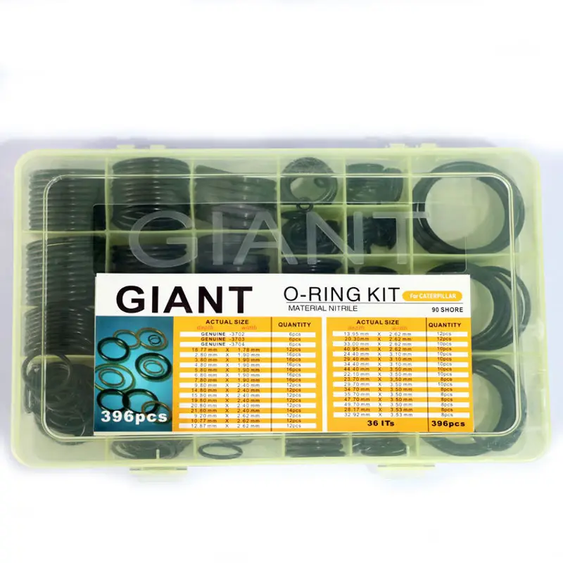 Giant o-ring kit for Excavator parts