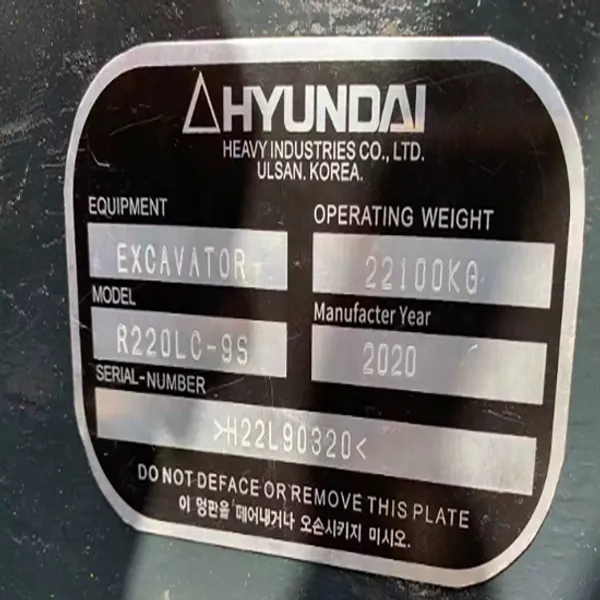R220LC-9S Hydraulic Cylinder Seal Kit